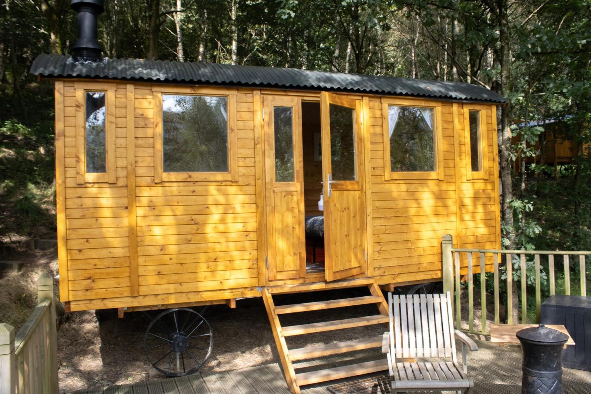Pike'S Cabin In The Woods Хебден-Бридж Экстерьер фото