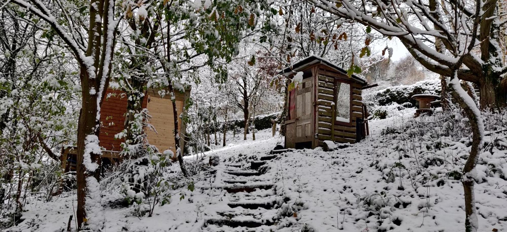 Pike'S Cabin In The Woods Хебден-Бридж Экстерьер фото